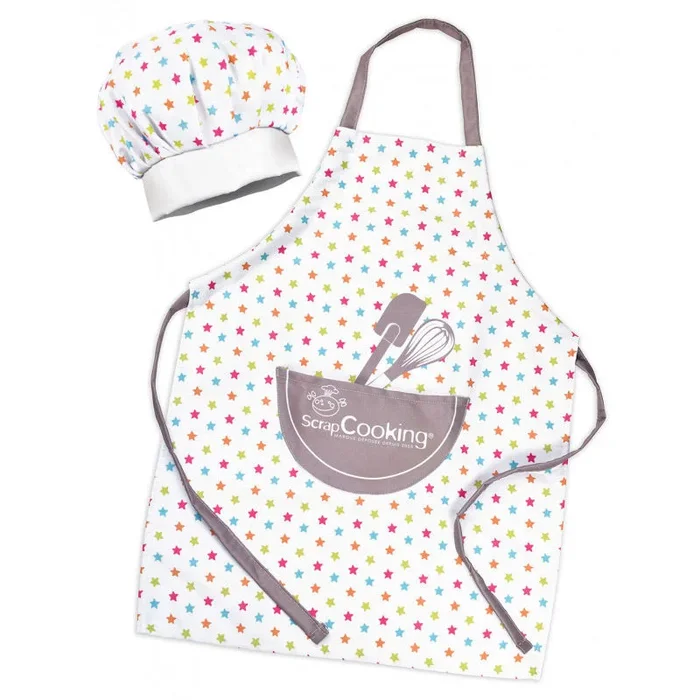 100% COTTON APRON & HAT SET (#104043)