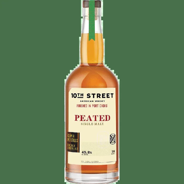 10th Street Peated Single Malt Port Cask Finish American Whisky