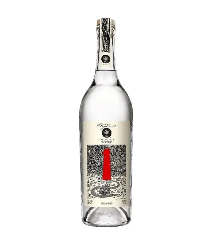 123 Organic Uno Blanco Tequila 750mL
