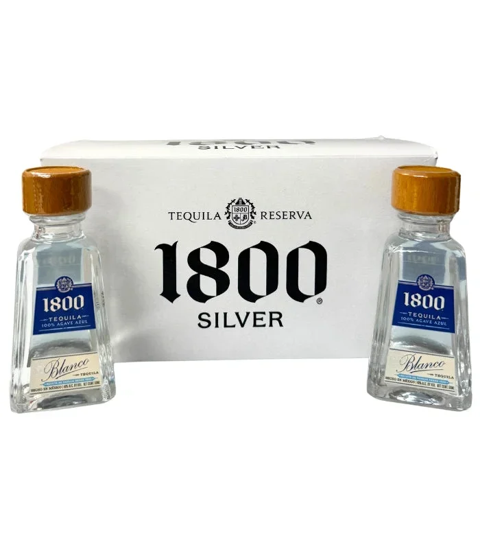 1800 Blanco Tequila Shooters 10 x 50mL