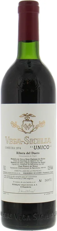 1960 Vega Sicilia Unico Gran Reserva 750ml