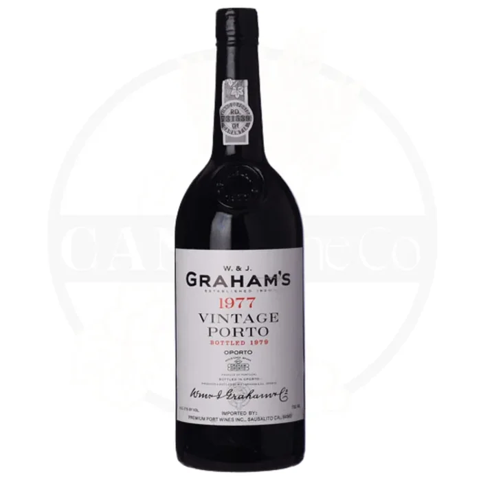 1977 W & J Graham’s Vintage Port 750ml