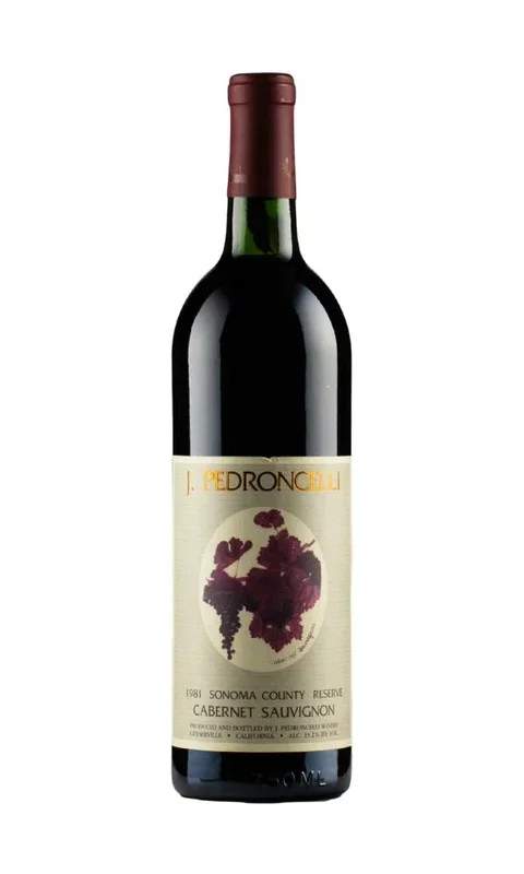 1981 | Pedroncelli Winery & Vineyards | Reserve Cabernet Sauvignon