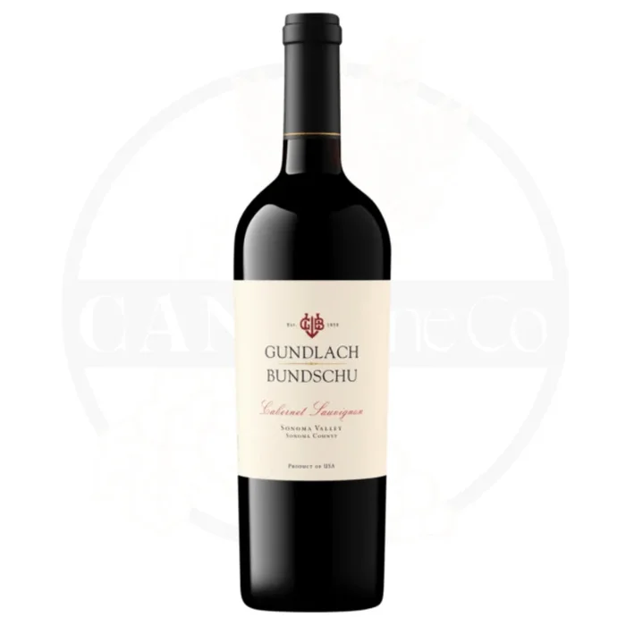 1990 Gundlach Bundschu Estate Vineyard Rhinefarm Vineyard Cabernet Sauvignon 750ml