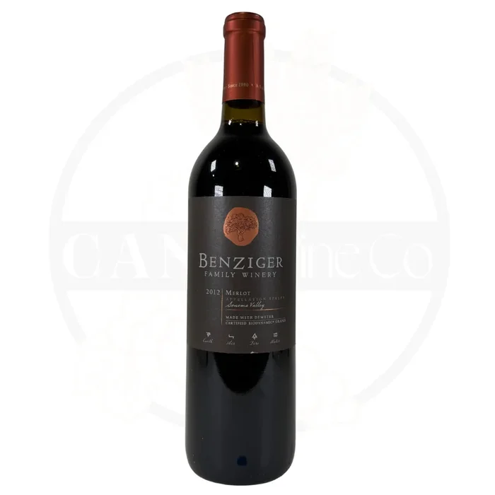 2012 Benziger Family Winery Merlot 750ml