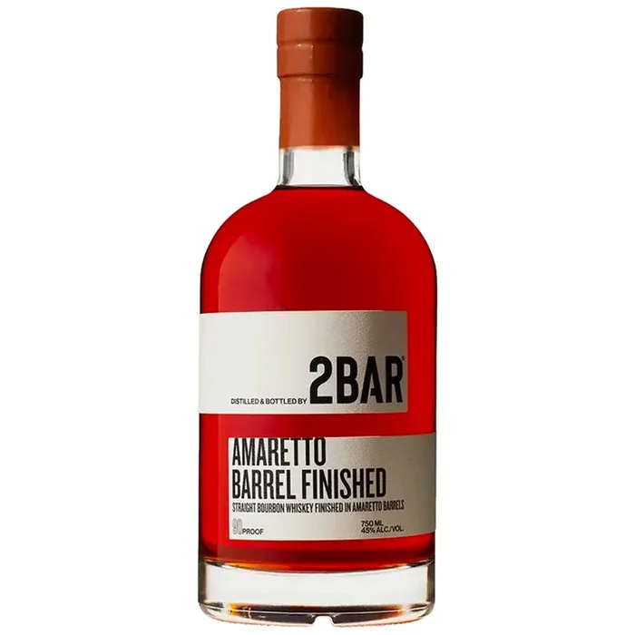 2Bar Amaretto Barrel Finished Straight Bourbon Whiskey
