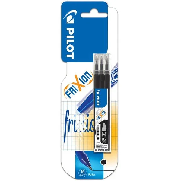 3 FRIXION BLACK 0.7MM REFILLS 3PC (#119811)