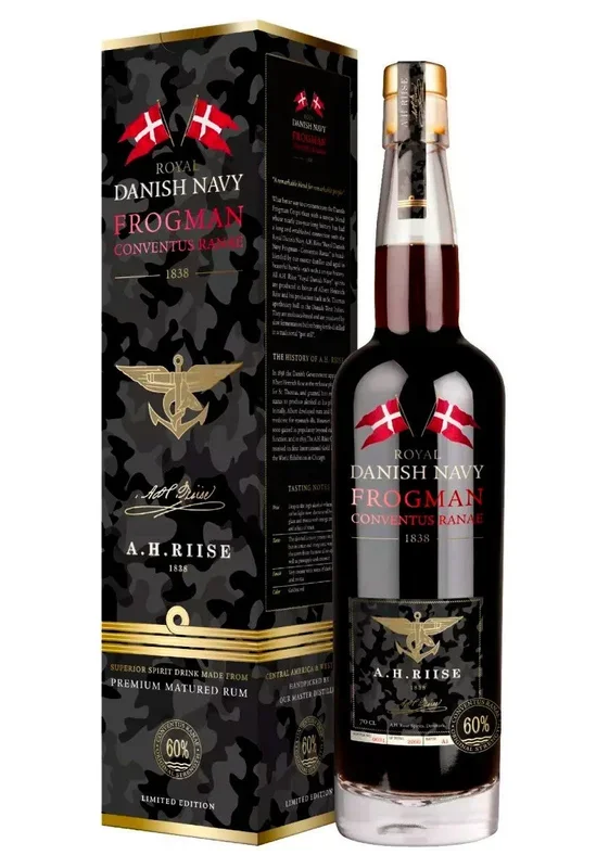 A.H. Riise Frogman Convertus Rane Danish Navy Rum | 700ML