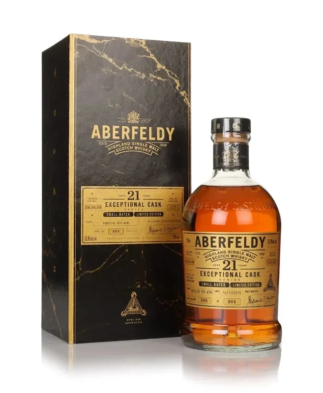 Aberfeldy 21 Year Old Exceptional Cask Series Pauillac Red Wine Cask Finish Single Malt Scotch Whisky | 700ML