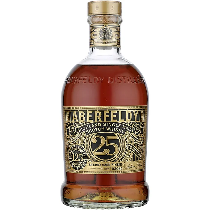 Aberfeldy Single Malt Scotch 125 Years Sherry Cask Finish Limited Edition 25 Yr 92 700Ml