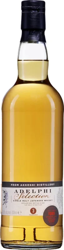 Adelphi Akeshi 2018 3yr Single Malt Japanese Whisky 700ml