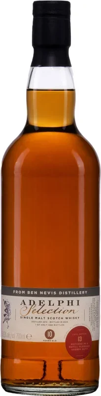 Adelphi Ben Nevis 2013 10 Year Old Single Malt Whisky 700ml