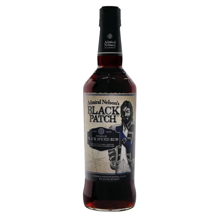 Admiral Nelson’S Black Spiced Rum Black Patch 94 1.75L