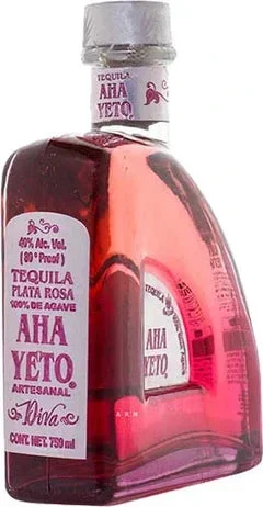Aha Yeto Diva Tequila Plata Rosa 100% De Agve