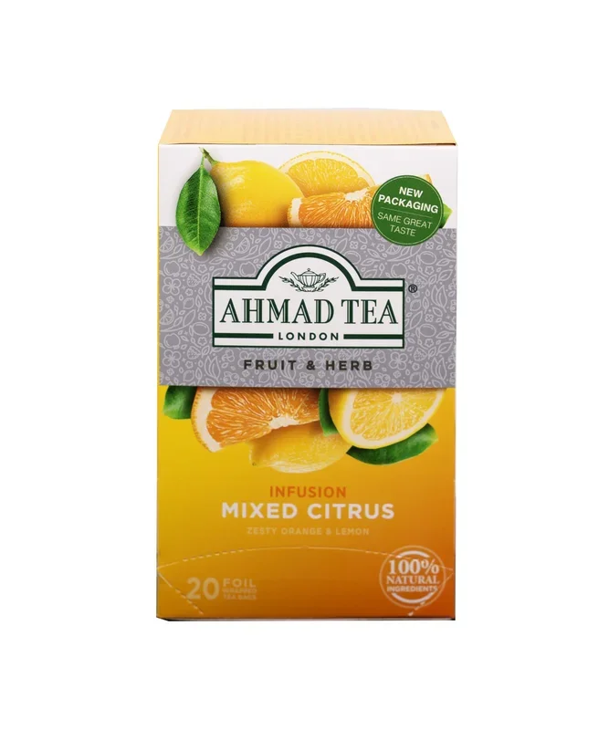 Ahamd Tea : Mixed Citrus : Box Of 20 Tea Bags