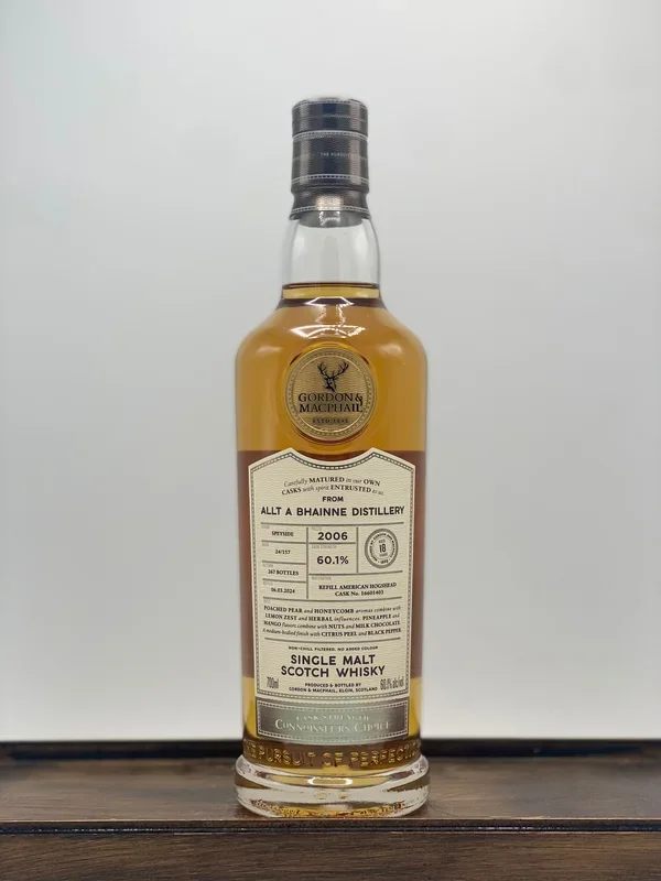 Allt A Bhainne Distillery 18 Year Old 2006 – ‘Connoisseurs Choice’ (Gordon & MacPhail)