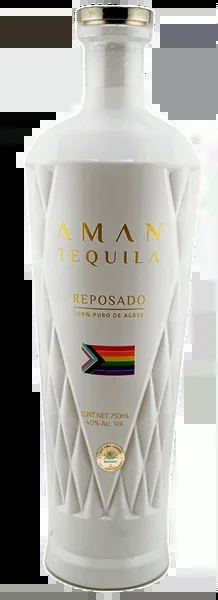 Aman Tequila Reposado Pride Bottle