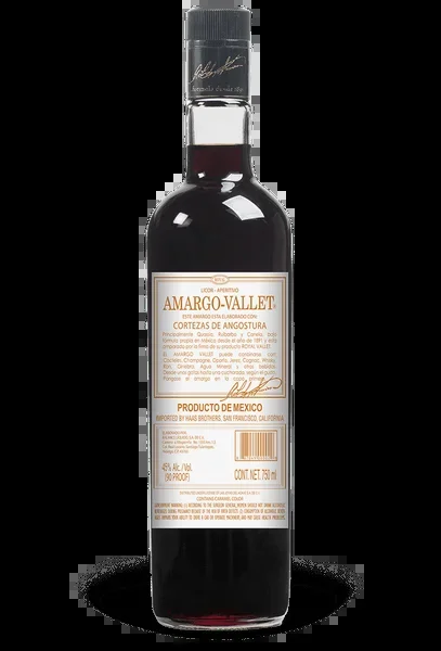 Amargo-Vallet Angostura Liqueur Aperitivo