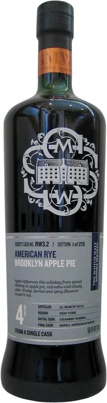 American Rye Whiskey 2015 SMWS RW3.2 Brooklyn Apple Pie | 700ML