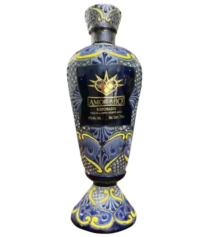 Amor Mio Tequila Reposado Ceramic 750mL