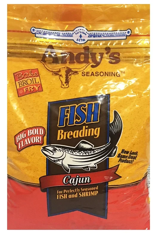 Andy’S Seasoning Fish Breading Cajun 5 Lbs