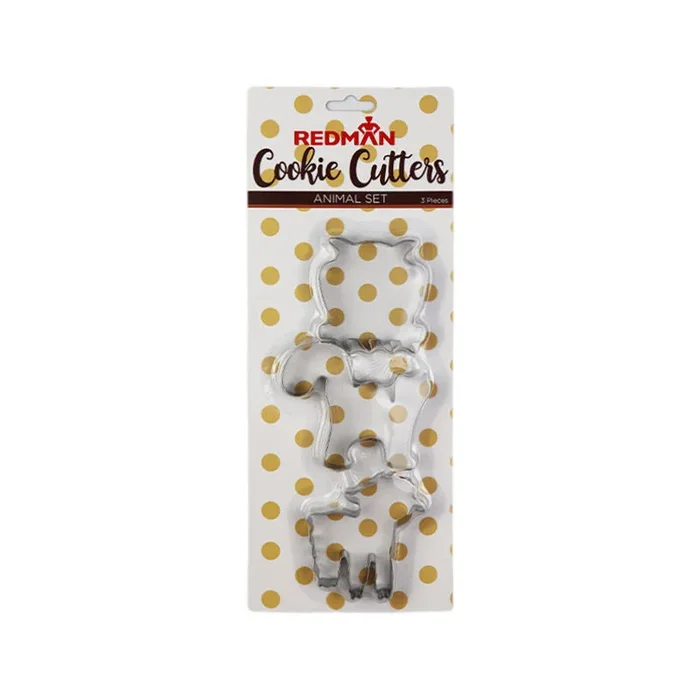 ANIMAL COOKIE CUTTER STAINLESS STEEL SET (#102237)