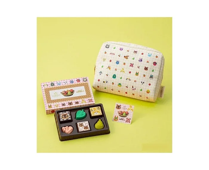 Animal Crossing x Godiva Pouch Set