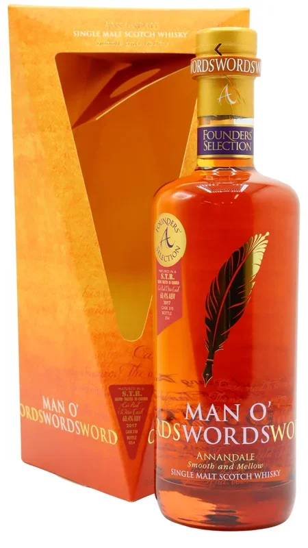 Annandale Man O’ Words Founders’ Selection Single STR Cask #310 2017 5 Year Old Whisky | 700ML