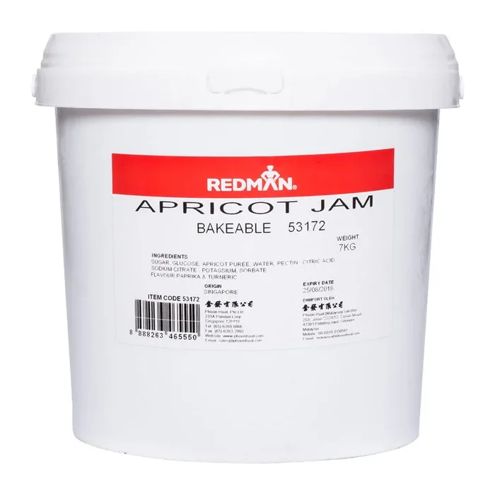 APRICOT BAKEABLE JAM 7KG (#53172)