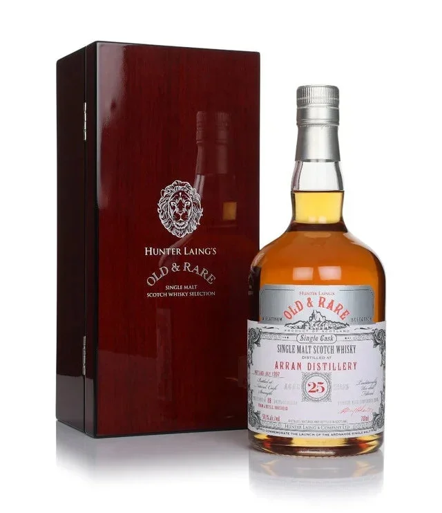 Arran 25 Year Old 1997 – Old & Rare Platinum (Hunter Laing) Single Malt Scotch Whisky | 700ML