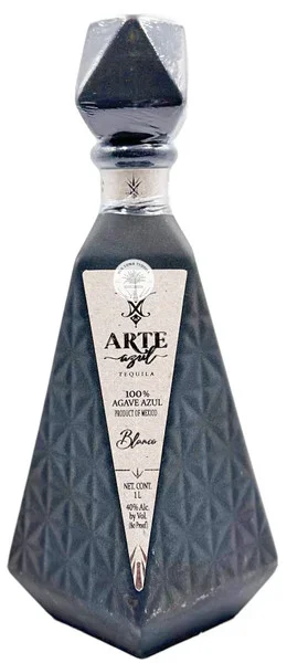 Arte Azul Ceramic Gray Blanco Tequila 1 Liter