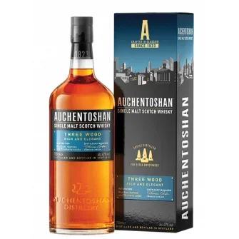 Auchentoshan Three Wood Single Malt Scotch (750 ml)