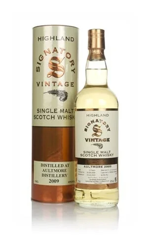 Aultmore 10 Year Old 2009 (Casks 305642 & 305643) – Signatory Scotch Whisky | 700ML