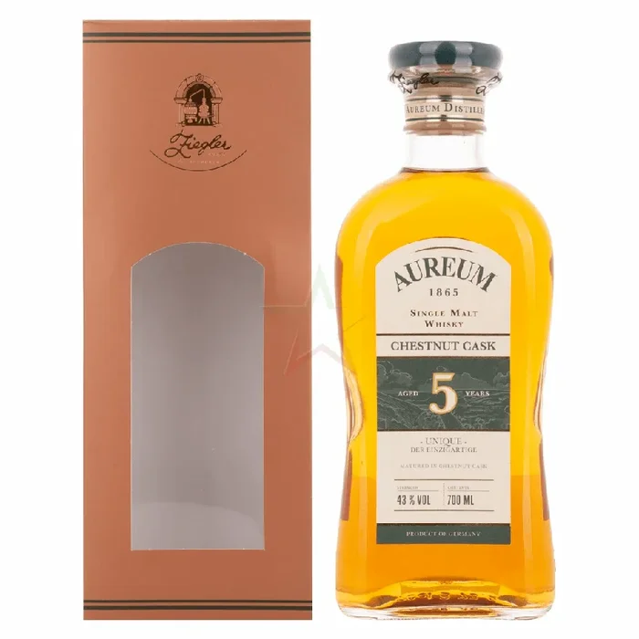 Aureum 1865 Chestnut Cask 5 Year Old Single Malt Whisky | 700ML