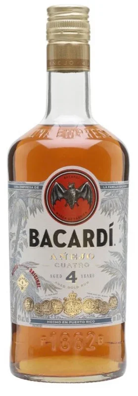 Bacardi Anejo Cuatro 4 Year Old 750ml