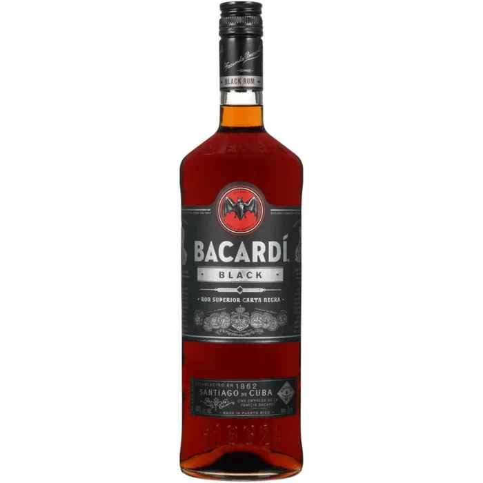 Bacardi Black Rum 80 750Ml