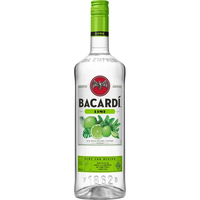 Bacardi Lime Flavored Rum 70 750Ml