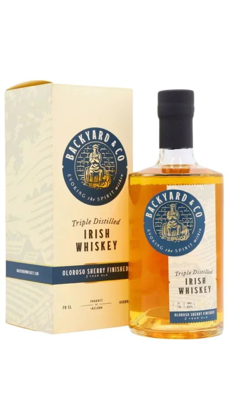 Backyard & Co Oloroso Sherry Finish 5 Year Old Triple Distilled Irish Whiskey | 700ML