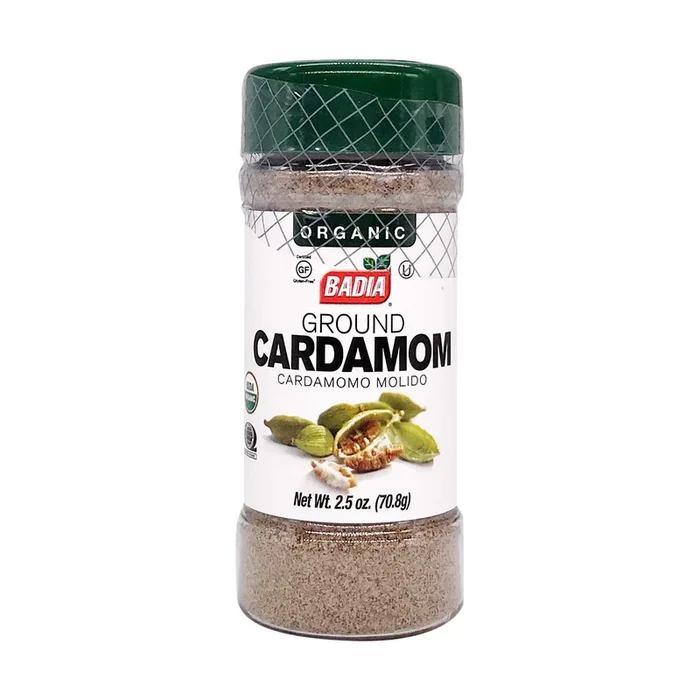 Badia Spices, Organic Ground Cardamom, 2.5 Ounce