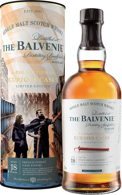 Balvenie A Collection of Curious Casks Limited Edition 18 Year Old French Pineau Cask Finish 750ml