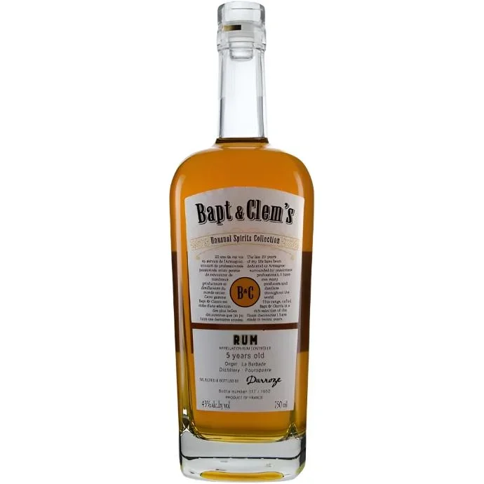 Bapt & Clem’s 5 Year Old Barbados from Foursquare Distilliery Finished in Jurancon Casks Rum