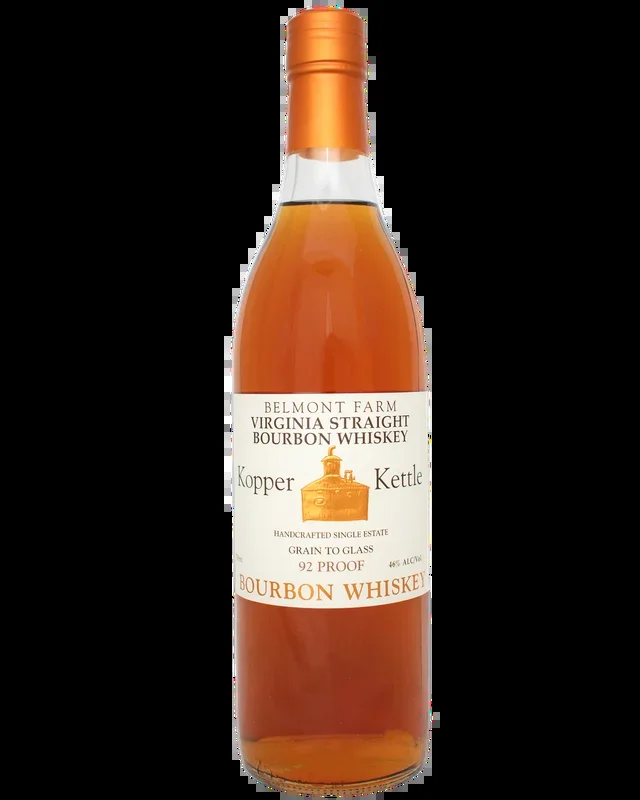Belmont Farm Kopper Kettle Virginia Straight Bourbon Whiskey