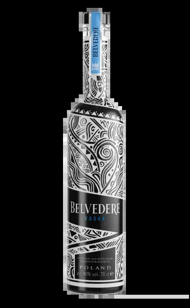 BELVEDERE VODKA RED LAOLU EDITION POLAND 1.75LI