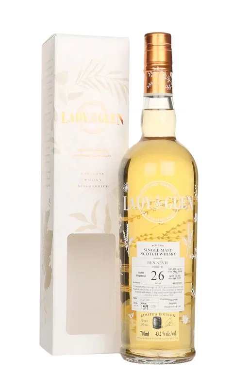 Ben Nevis 26 Year Old 1998 Cask #176 – Lady of the Glen (Hannah Whisky Merchants) Single Malt Scotch Whisky | 700ML