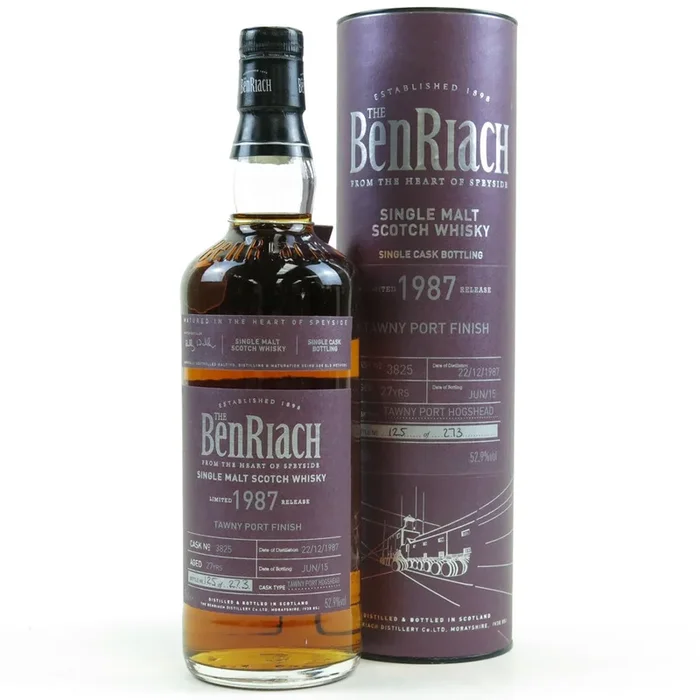 BenRiach 1987, 27 Year Old (Tawny Port Hogshead # 3825) Scotch Whisky | 700ML