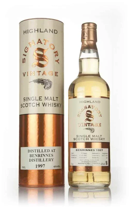 Benrinnes 19 Year Old 1997 (casks 9412 & 9419) – Signatory Scotch Whisky | 700ML