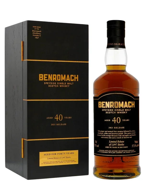 Benromach 40 Year Old 2021 Speyside Single Malt Scotch Whisky | 700ML