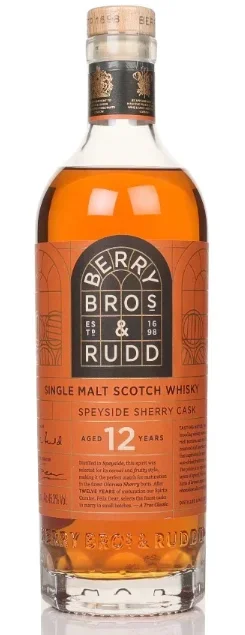 Berry Bros. & Rudd 12 Year Old Sherry Cask The Classic Range Single Malt Scotch Whisky | 700ML