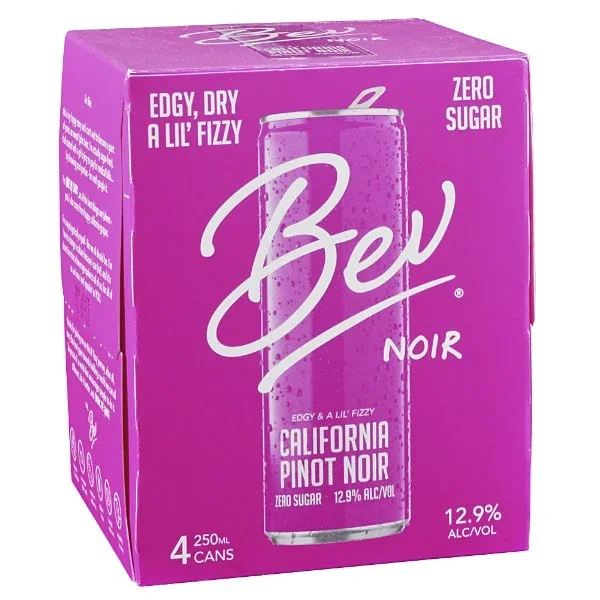 Bev California Pinot Noir 4 Cans