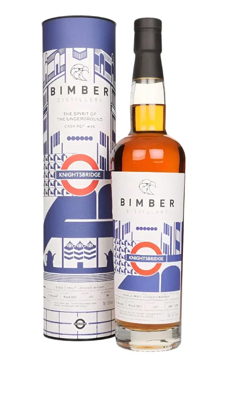 Bimber Spirit of the Underground Cask #435 – Knightsbridge Single Malt London Whisky | 700ML